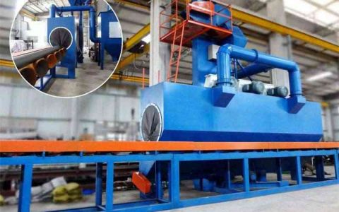 單工位鋼管拋丸清理機(jī)